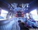 fully loaded interior of a cadillac escalade limousine