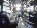 Interior of 2007 Hummer H3 limo for sale by American Limousine Sales.