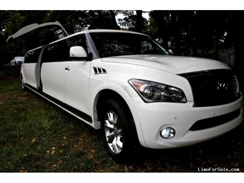 Used 2015 Infiniti QX80 SUV Stretch Limo Pinnacle Limousine Manufacturing - Colonia, New Jersey    - $87,000